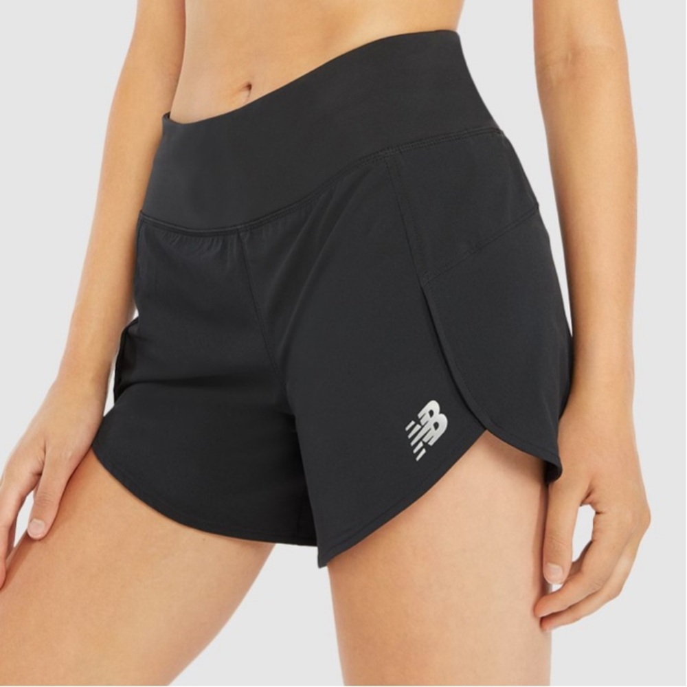 New Balance Impact Run Shorts Womens Black size XS
